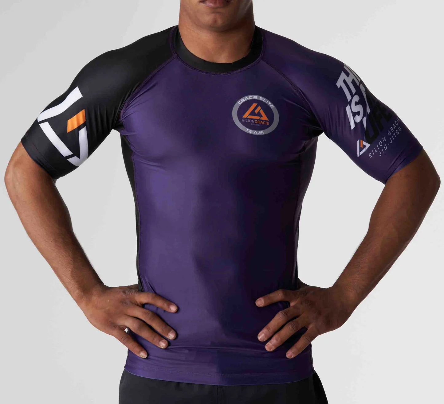 RANKED RASHGUARD SHORT SLEEVE PURPLE (SALE)