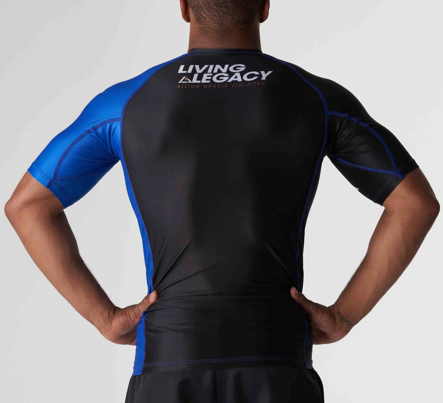 RANKED RASHGUARD SHORT SLEEVE BLUE (SALE)