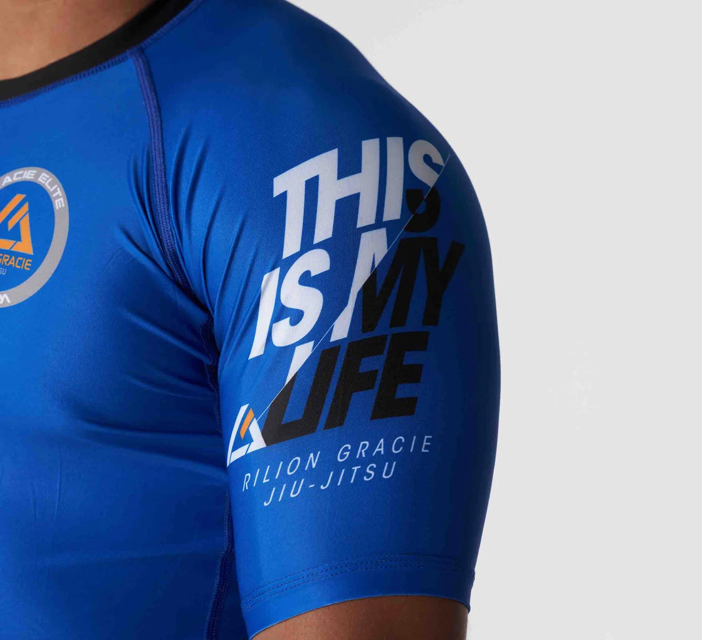 RANKED RASHGUARD SHORT SLEEVE BLUE (SALE)