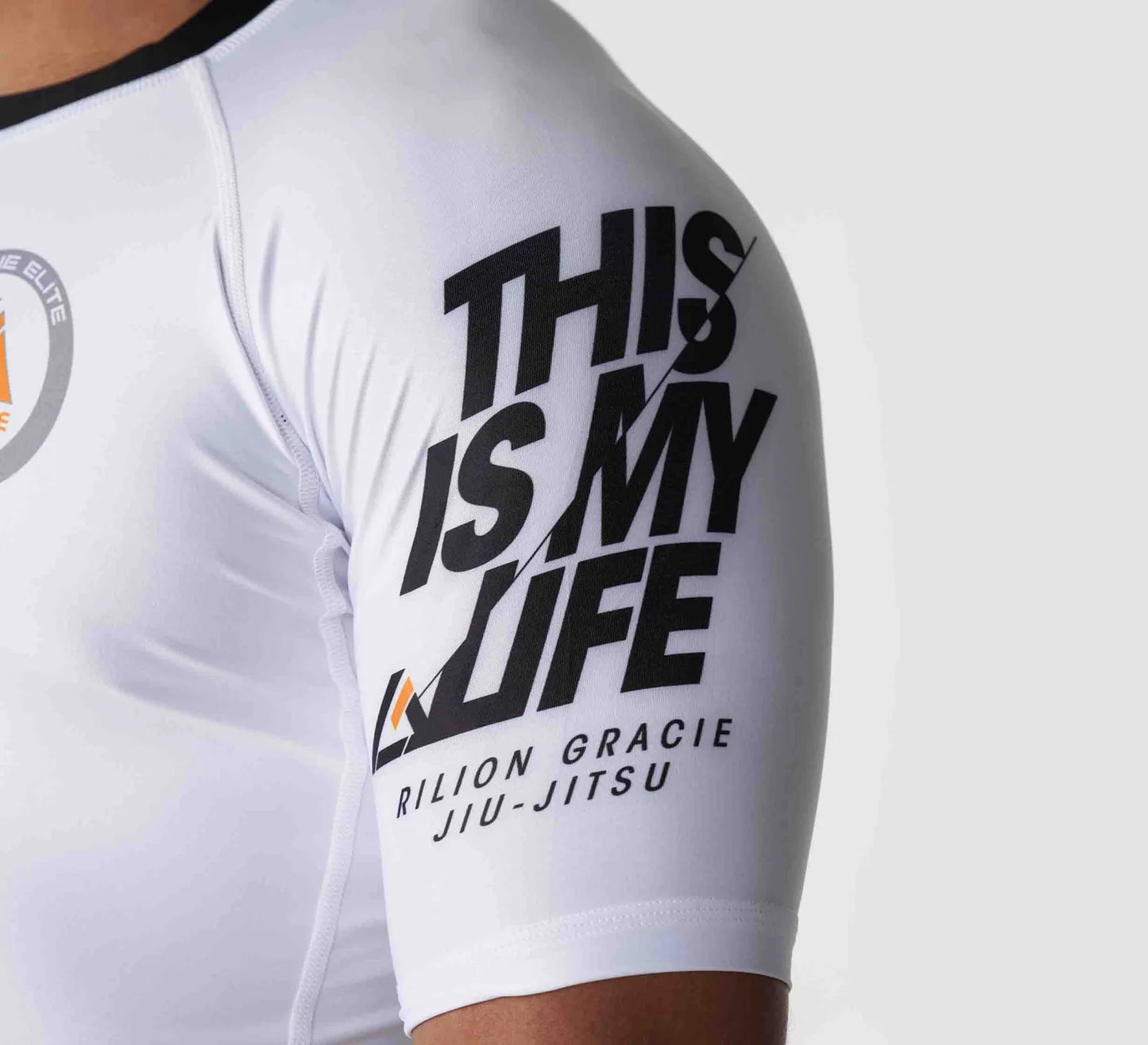 RANKED RASHGUARD SHORT SLEEVE WHITE (SALE)