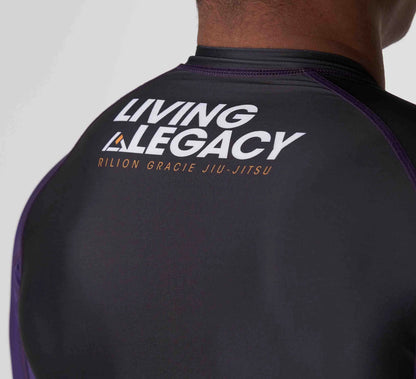 RANKED RASHGUARD SHORT SLEEVE PURPLE (SALE)