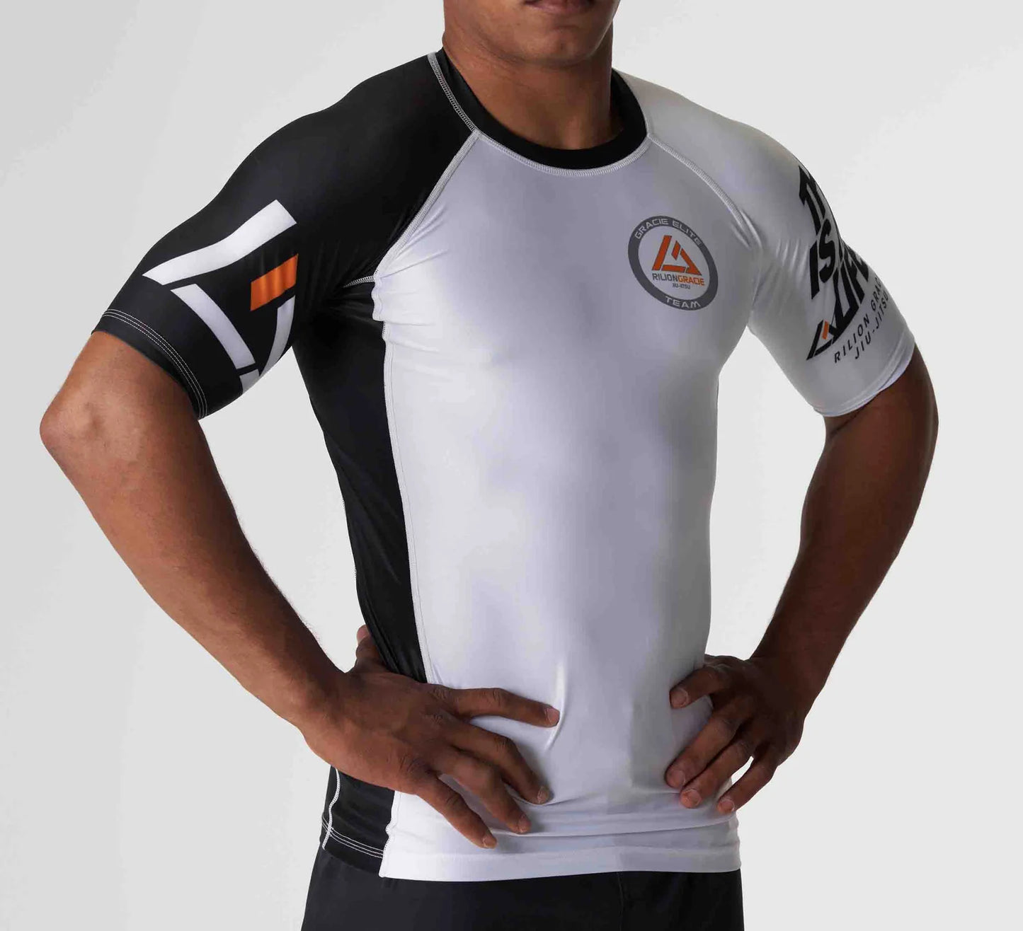 RANKED RASHGUARD SHORT SLEEVE WHITE (SALE)