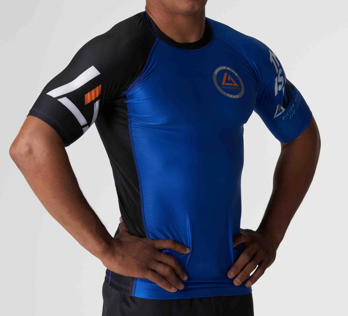 RANKED RASHGUARD SHORT SLEEVE BLUE (SALE)