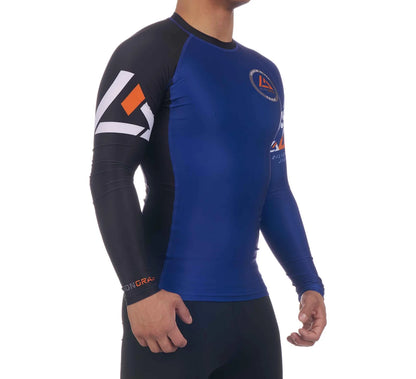 RANKED RASHGUARD LONG SLEEVE BLUE (SALE)