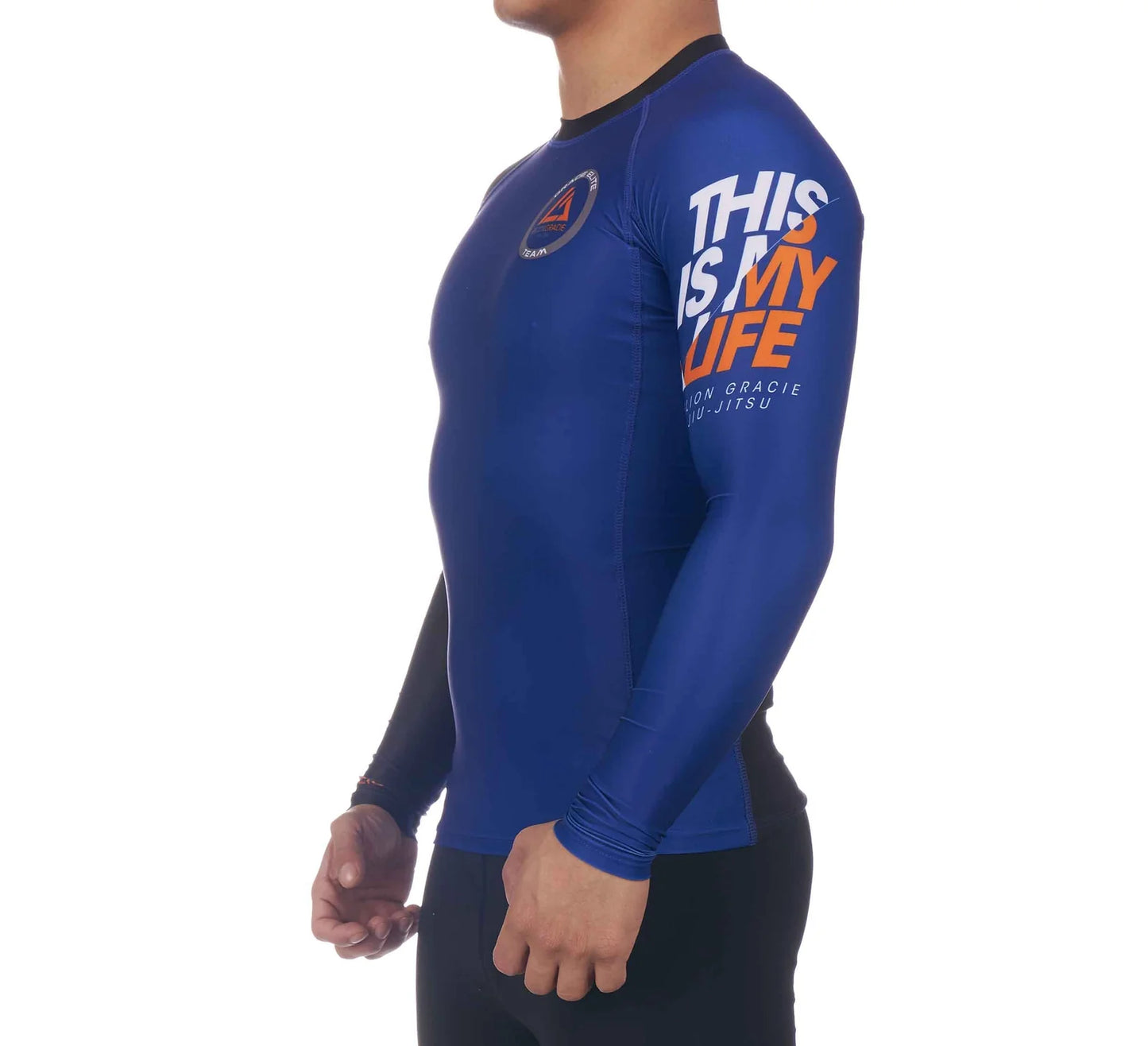 RANKED RASHGUARD LONG SLEEVE BLUE (SALE)