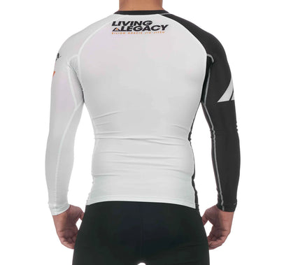 RANKED RASHGUARD LONG SLEEVE WHITE (SALE)