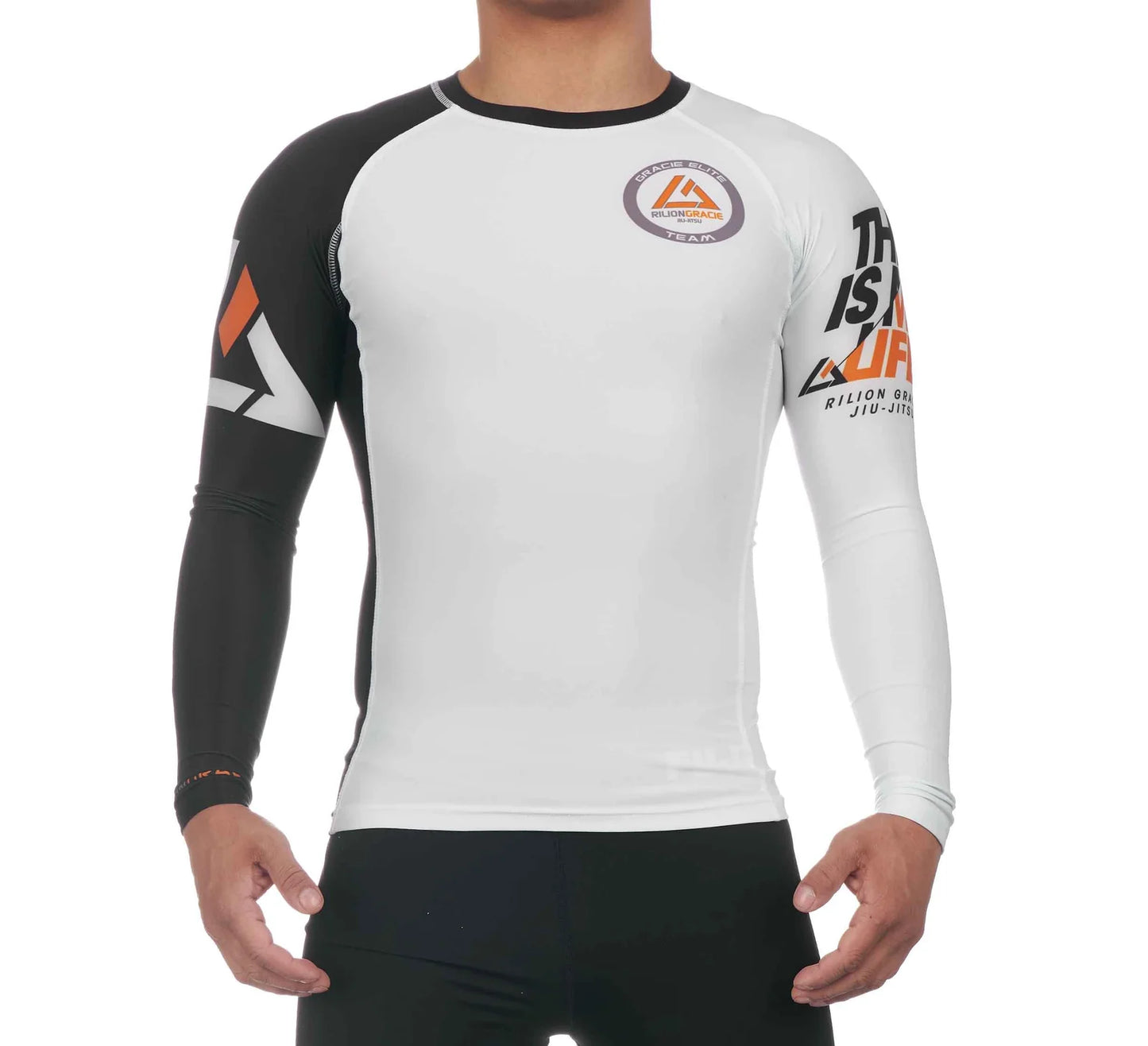 RANKED RASHGUARD LONG SLEEVE WHITE (SALE)