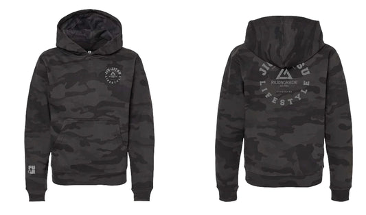 Rilion Gracie Lifestyle Black Camo Pullover Hoodie