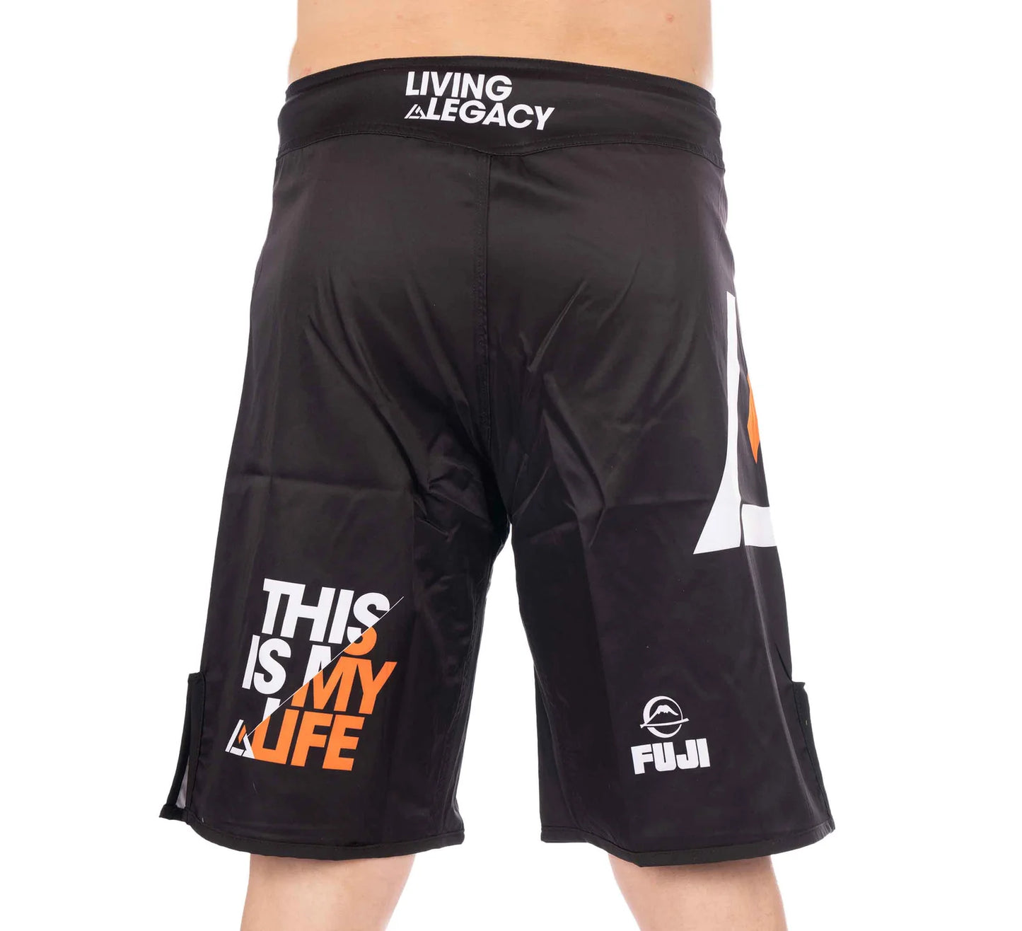 Rilion Gracie Black Fight Shorts Kids