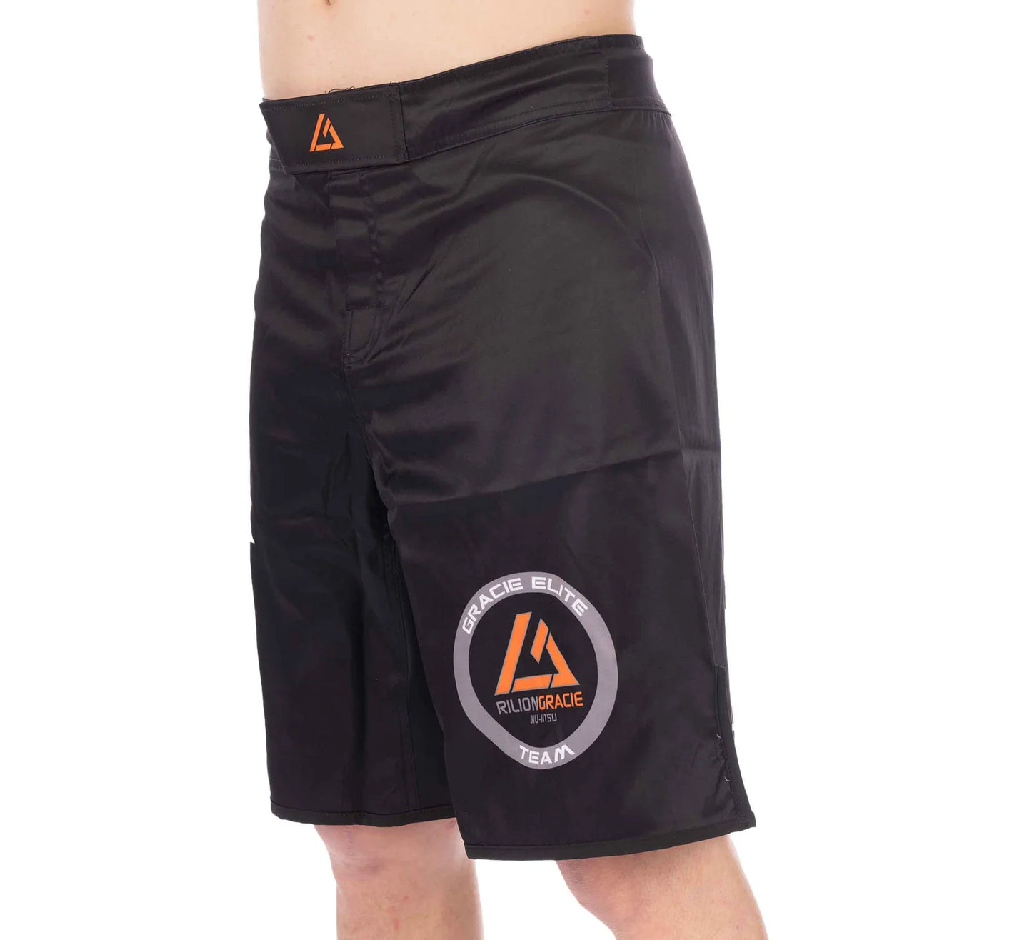 Rilion Gracie Black Fight Shorts Kids